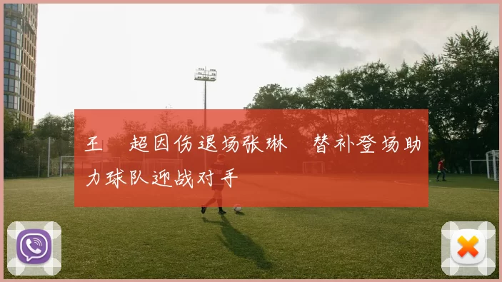 王燊超因伤退场张琳芃替补登场助力球队迎战对手